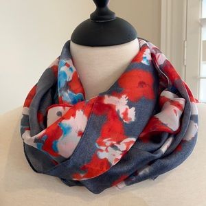 Vince Camuto Watercolor Floral Scarf